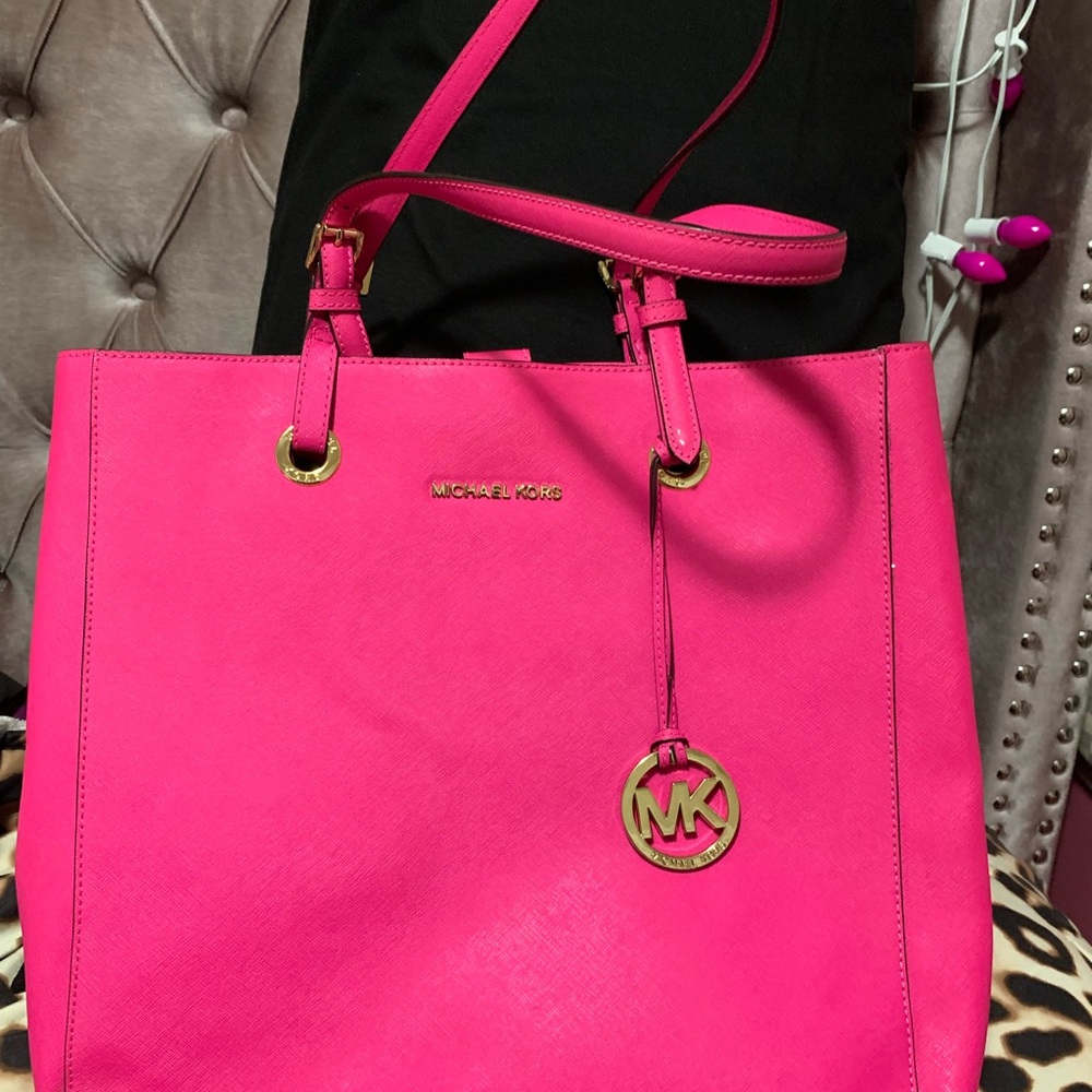 Michael Kors Pink Tote Bag